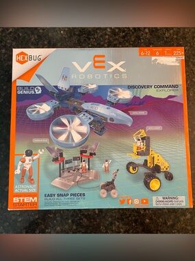 HEXBUG VEX Robotics Discovery Command Explorer, 225+ piece STEM kit